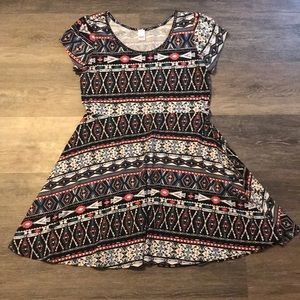 Patterned Bongo Skater Dress